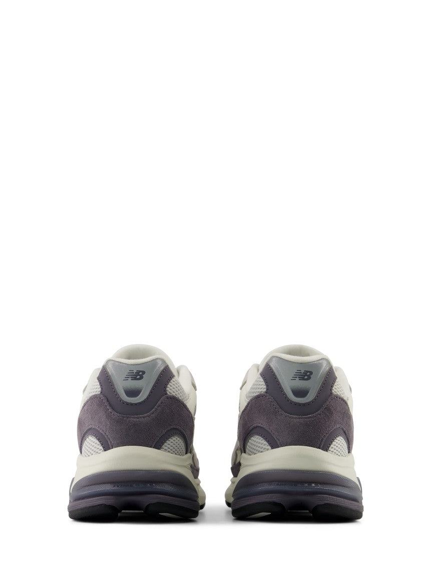 New Balance Layered Grey Sneakers With Suede And Mesh Finish