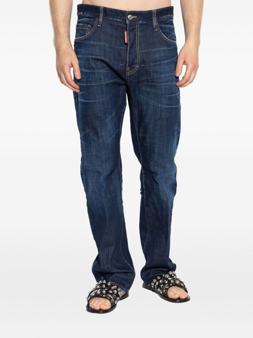 Dsquared2 Indigo Blue Classic Five-Pocket Jeans