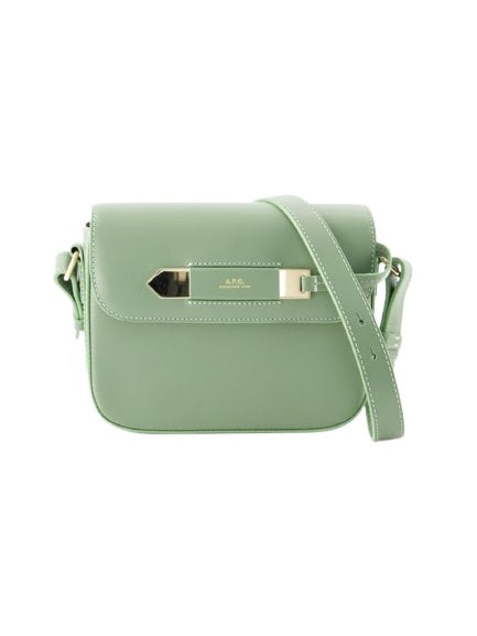 A.P.C. Charlotte Crossbody Bag - Leather - Green