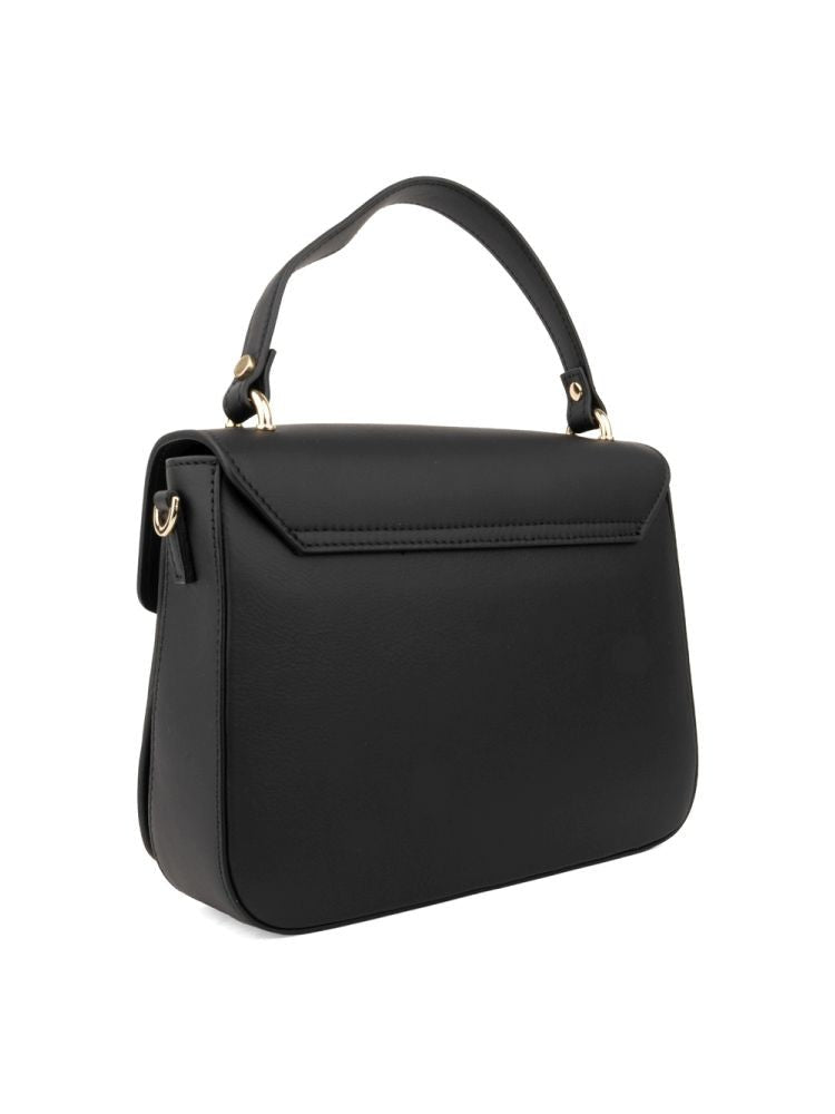Adrianna Feretti Rectangular Leather Shoulder Bag With Gold-Tone Hardware
