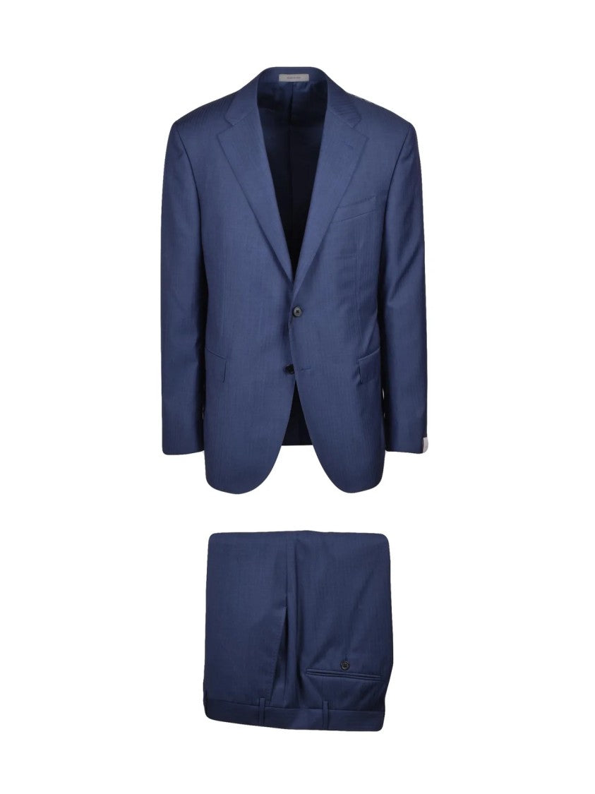 Corneliani Deep Blue Cupro Suit