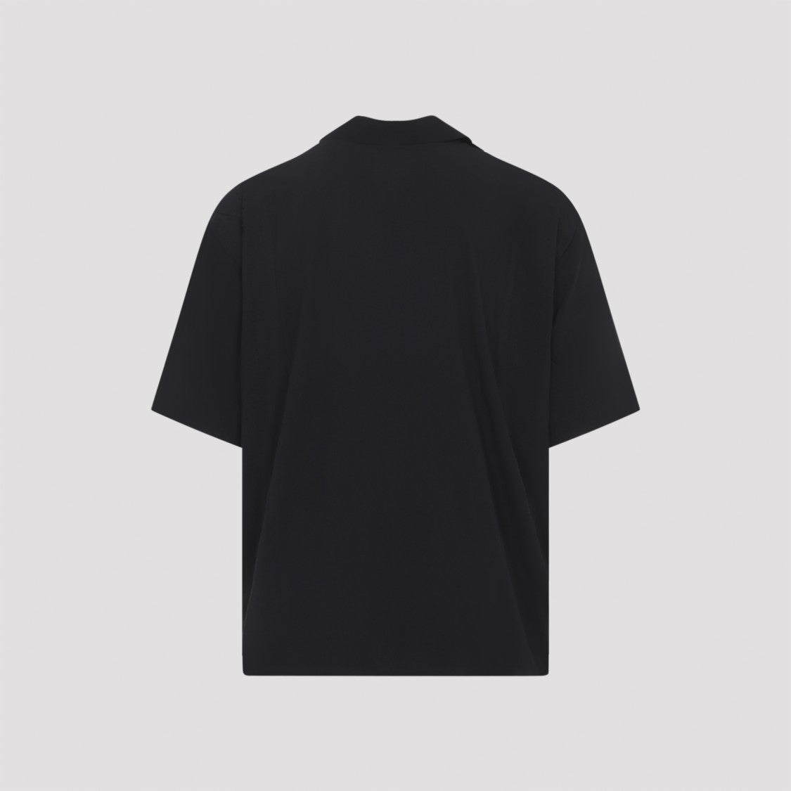 Y-3 Black Button-Down Shirt With Subtle Logo