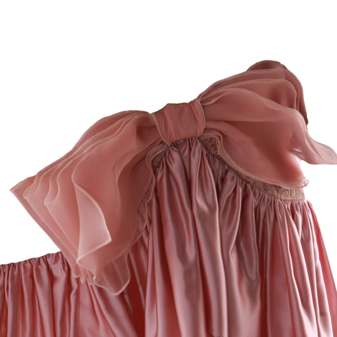 Valentino Floral Mini Dress With Ruffled Hemline