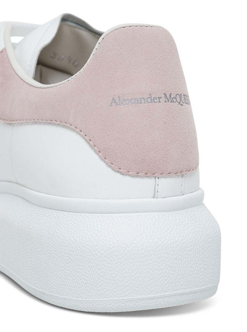 Alexander Mcqueen Woman's Oversize White Leather Sneakers