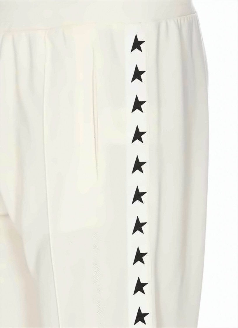 Golden Goose Relaxed Fit Jogger Pants With Distinctive Star Pattern