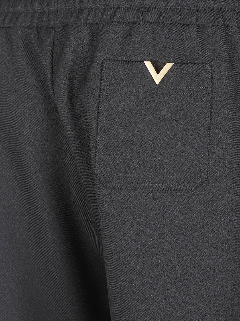 Valentino Garavani Relaxed Fit Trousers With Elastic Waistband