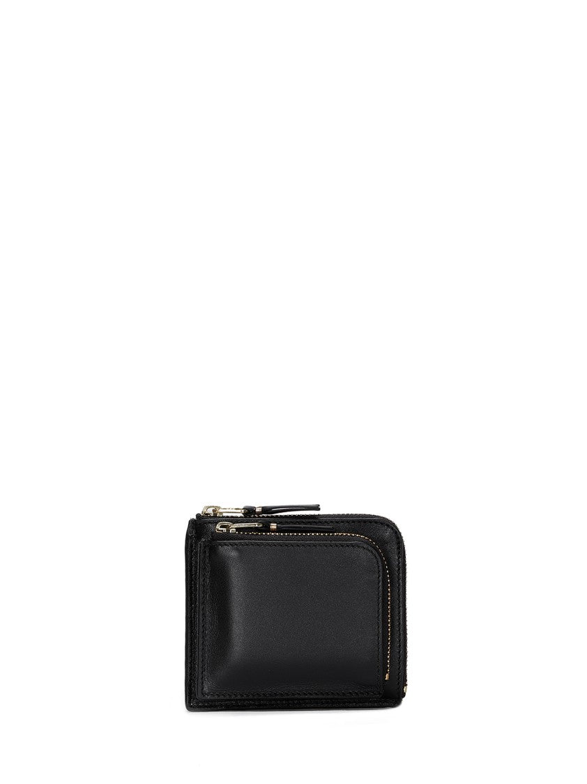 Comme Des Garçons Black Cowhide Leather Outside Pocket Accessory