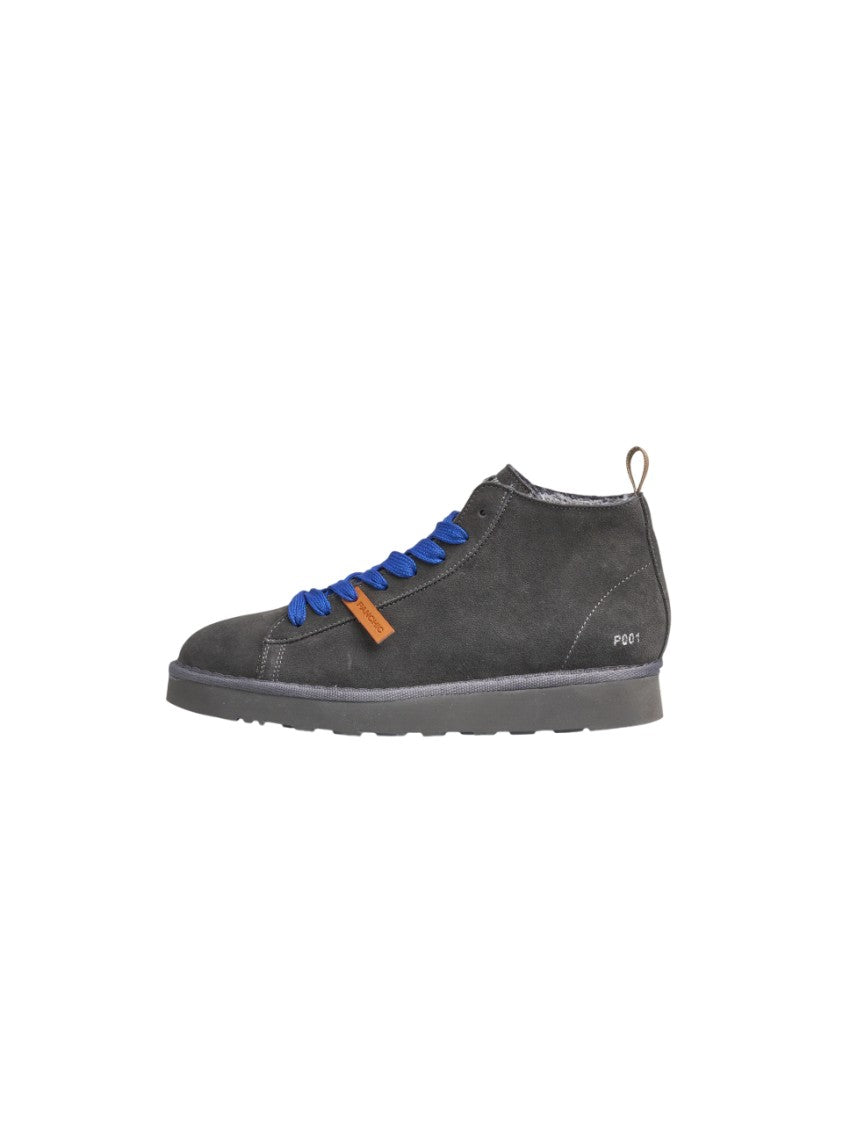 Panchic Mid-Top Sneakers With Faux Fur Lining