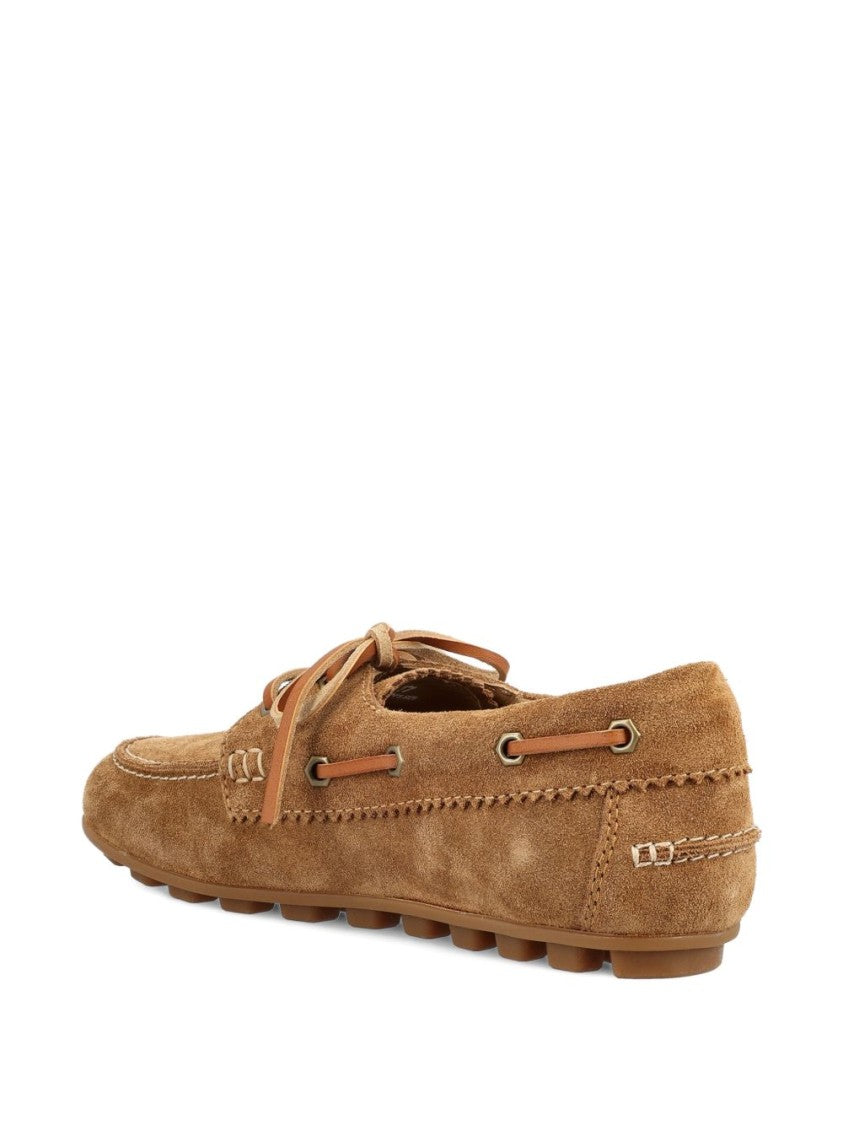 Hogan Moccasin-Style Loafers With Decorative Laces And Gripped Sole