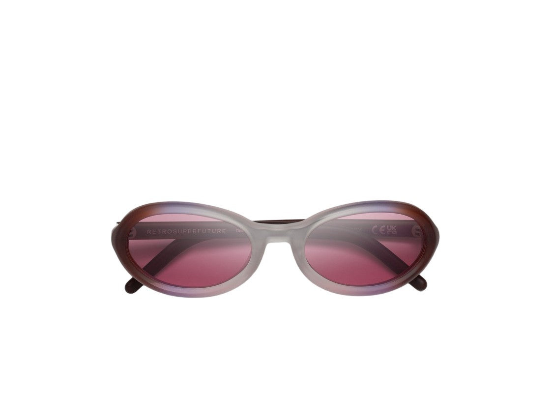 Retrosuperfuture Cherry Side Fade Gradient Round Sunglasses