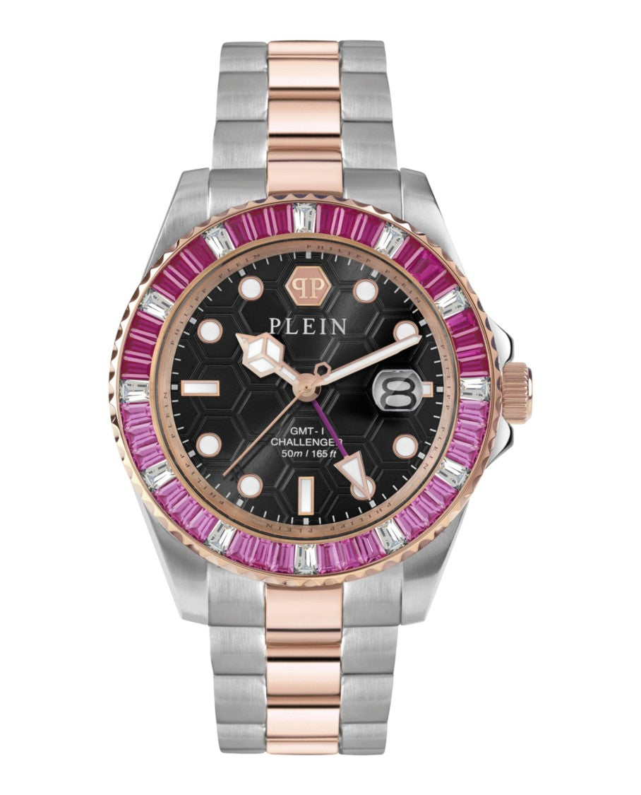 Philipp Plein Gmt-I Challenger Baguettes Bracelet Watch