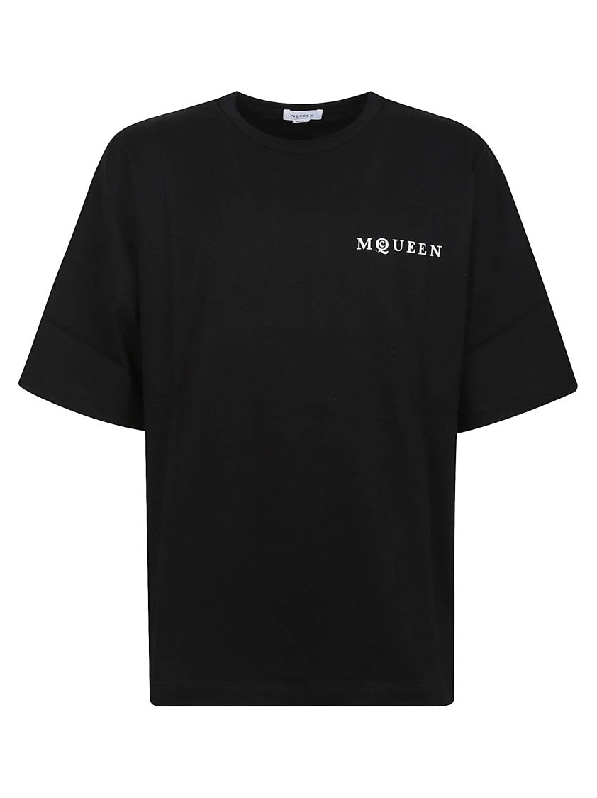 Alexander Mcqueen Oversized Cotton Jersey T-Shirt