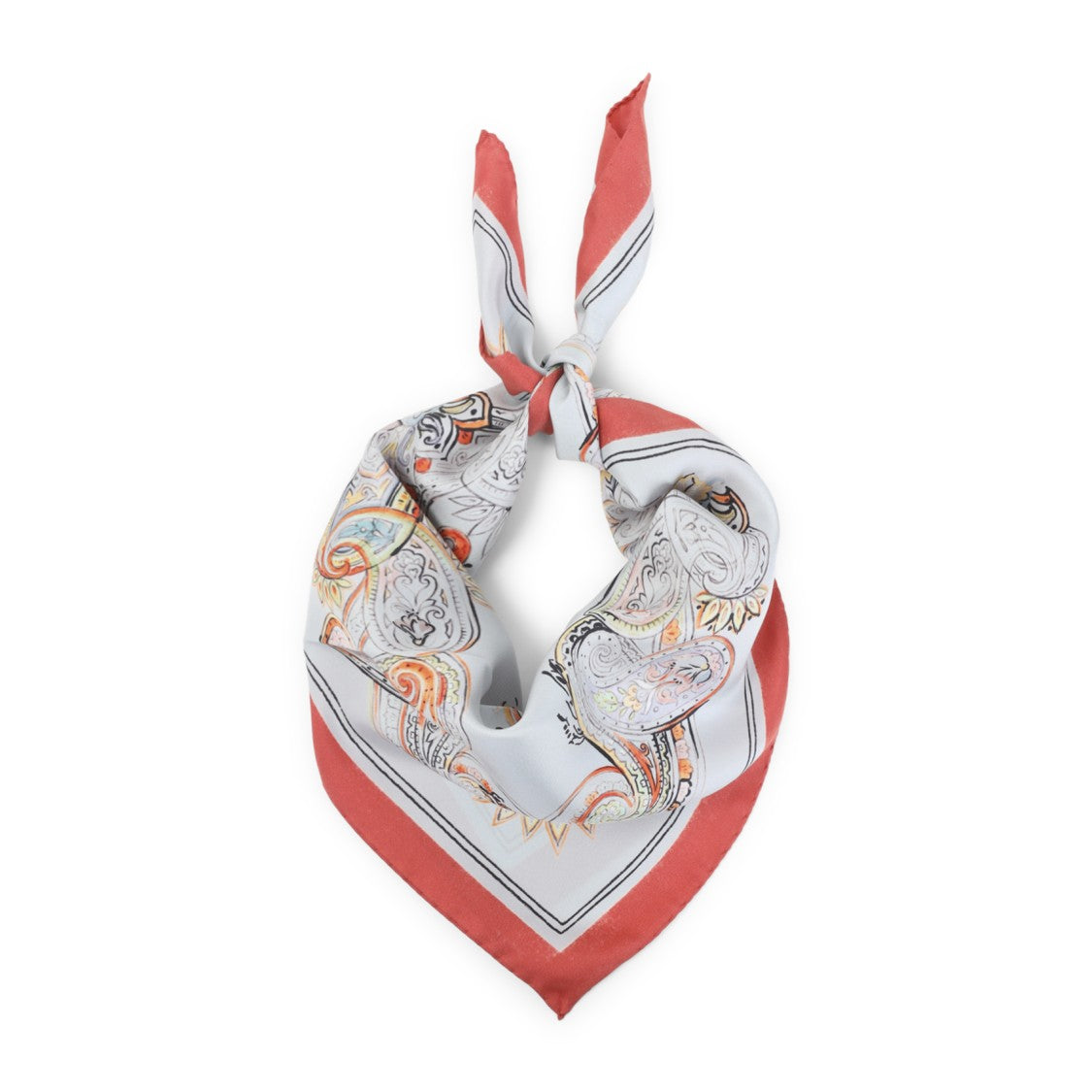 Etro Turandot 70X70 Multicolor Silk Foulard