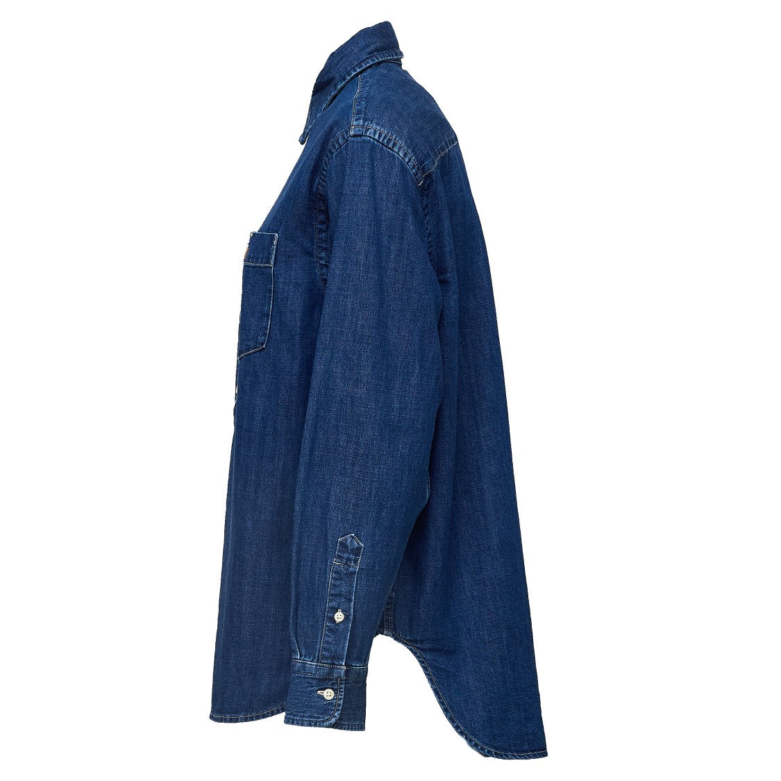 Polo Ralph Lauren Cotton Denim Oversized Casual Shirt