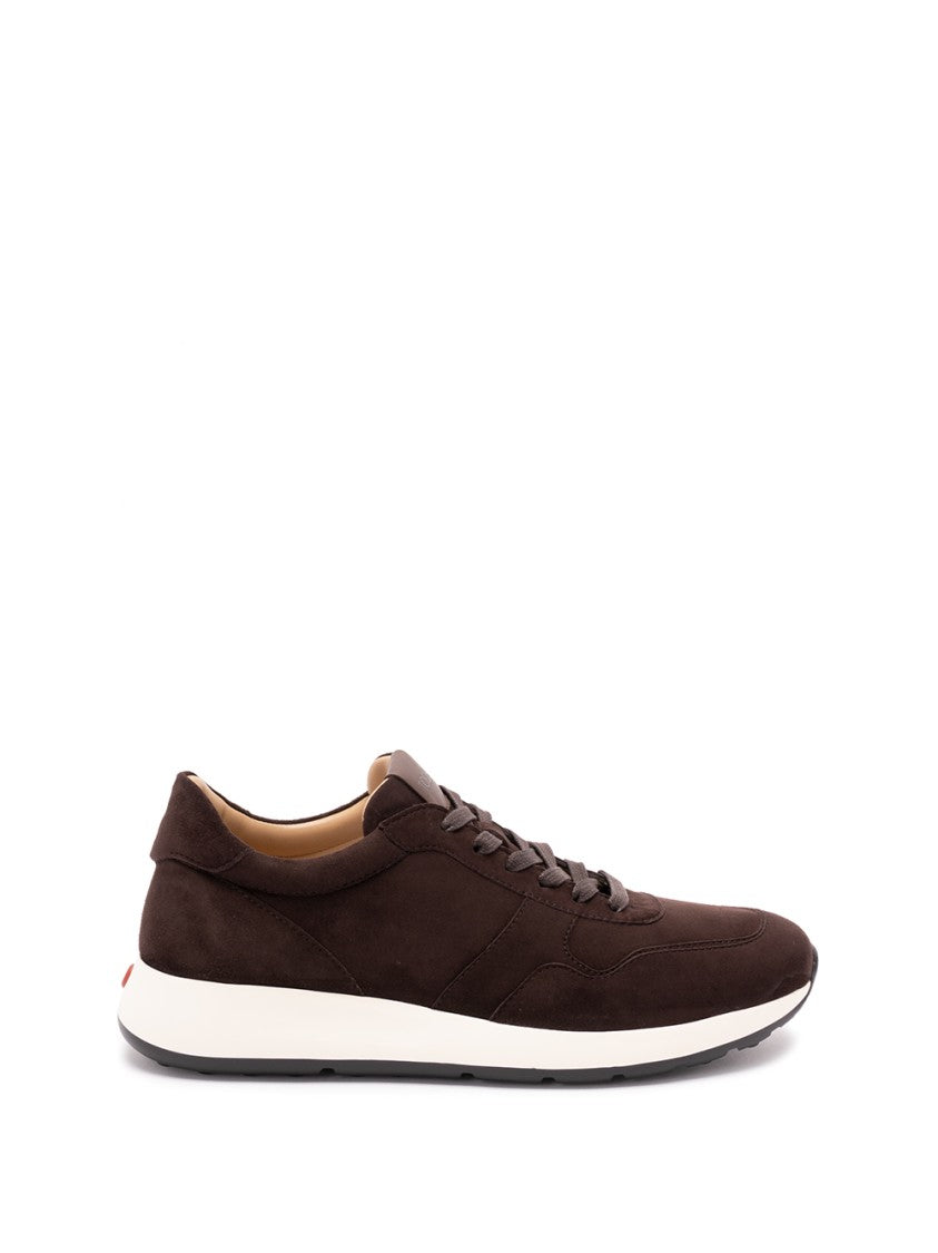 Tod's Suede Sneakers With Streamlined Silhouette