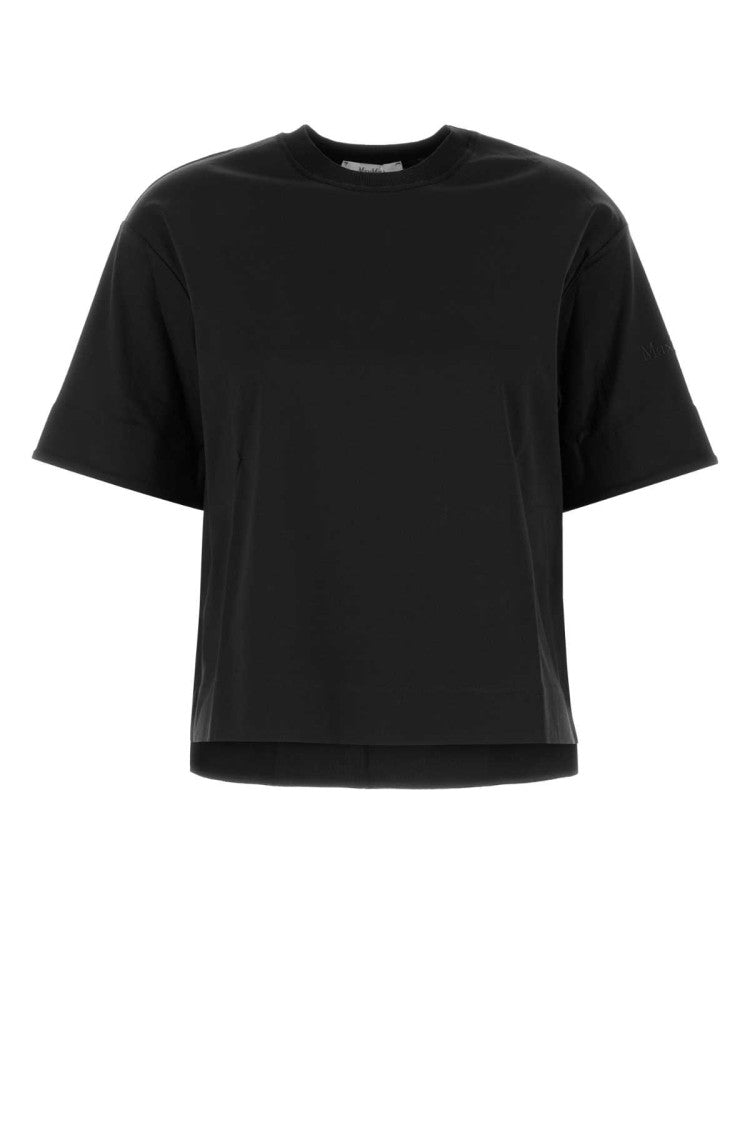 Max Mara Black Cotton Maser T-Shirt