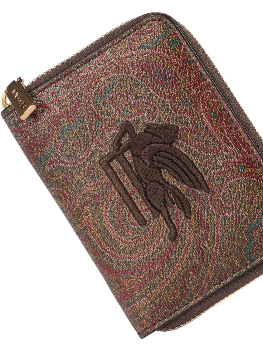 Etro Coin Purse "Arnica" With Pegasus