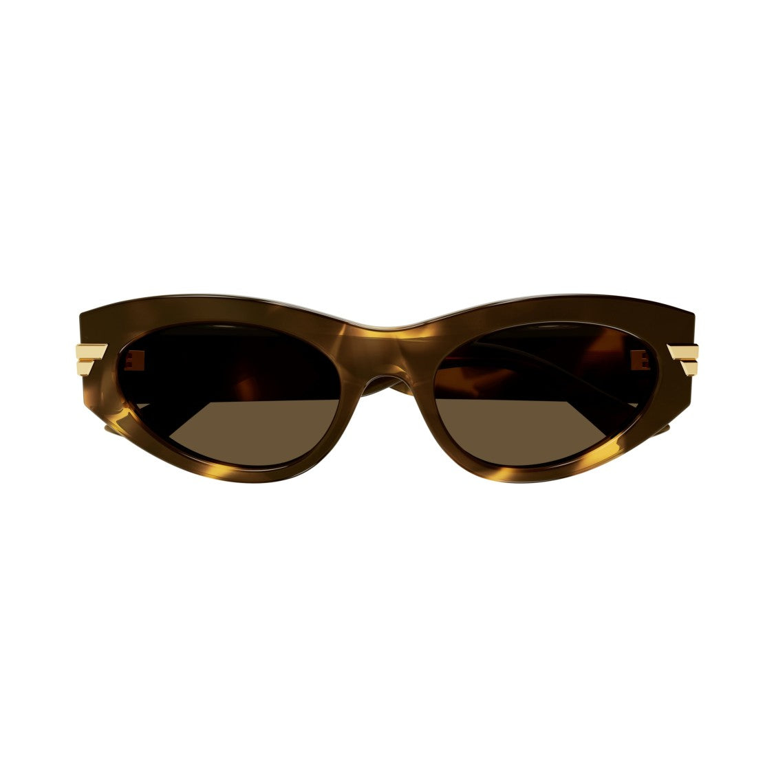 Bottega Veneta Bv1189s Tortoiseshell Cat-Eye Sunglasses