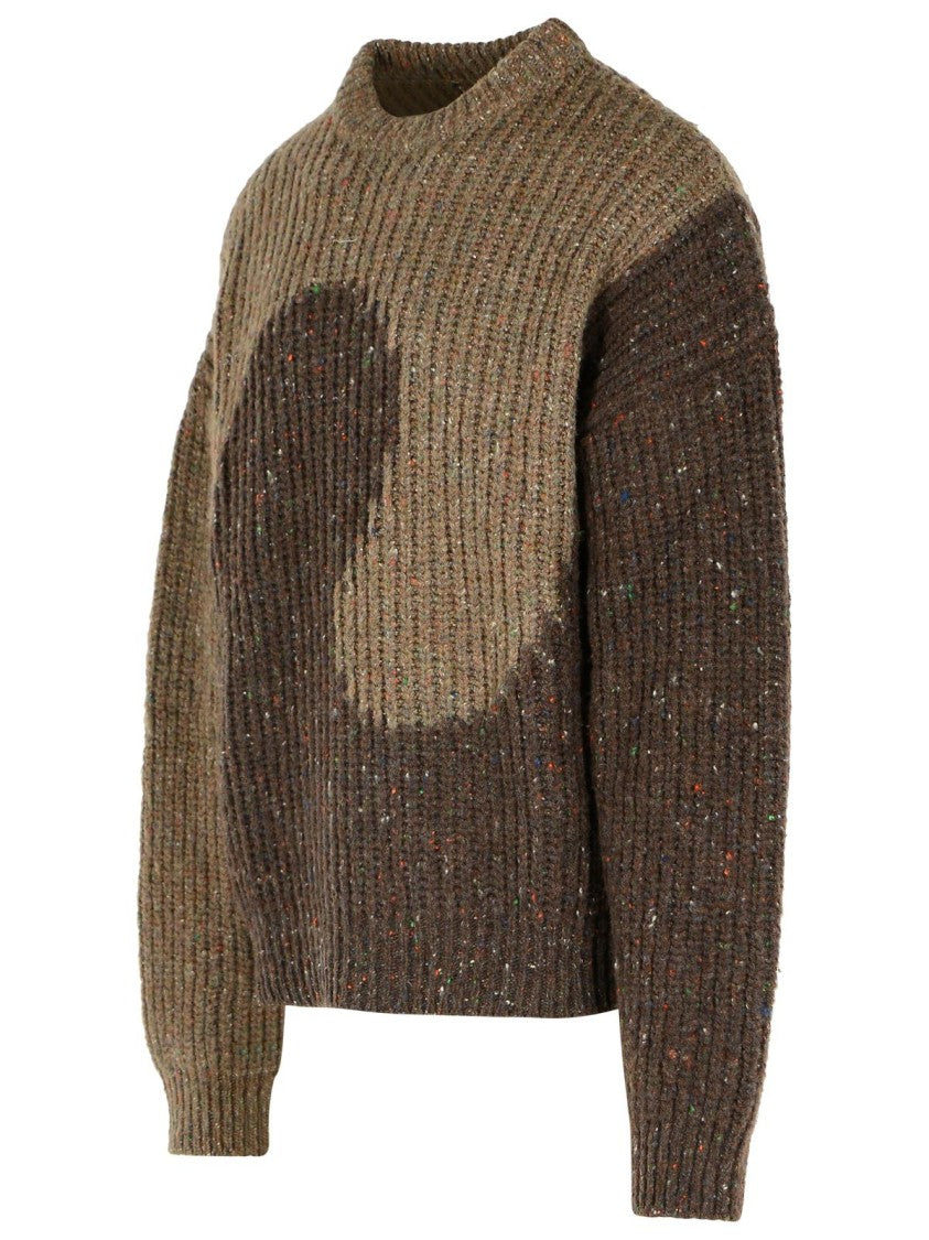 Erl Brown Wool Blend Sweater