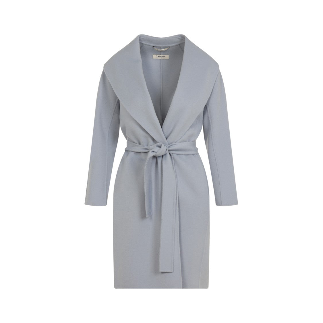 Max Mara Sky Blue Messi Wool Coat