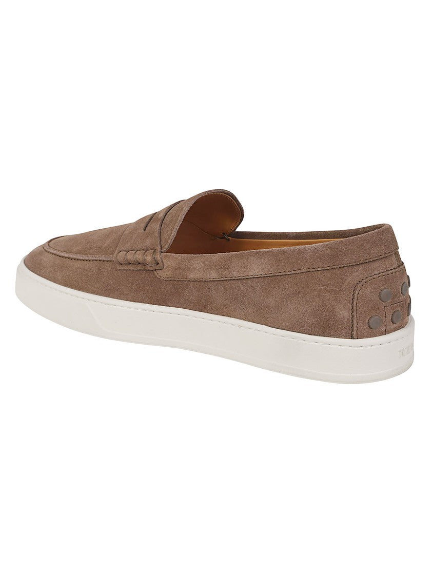 Tod's Cassetta 04L Brown Penny Loafers