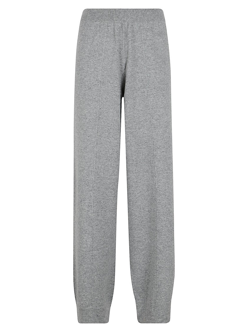 Fabiana Filippi High-Rise Cashmere Wide-Leg Trousers With Central Seam Detail