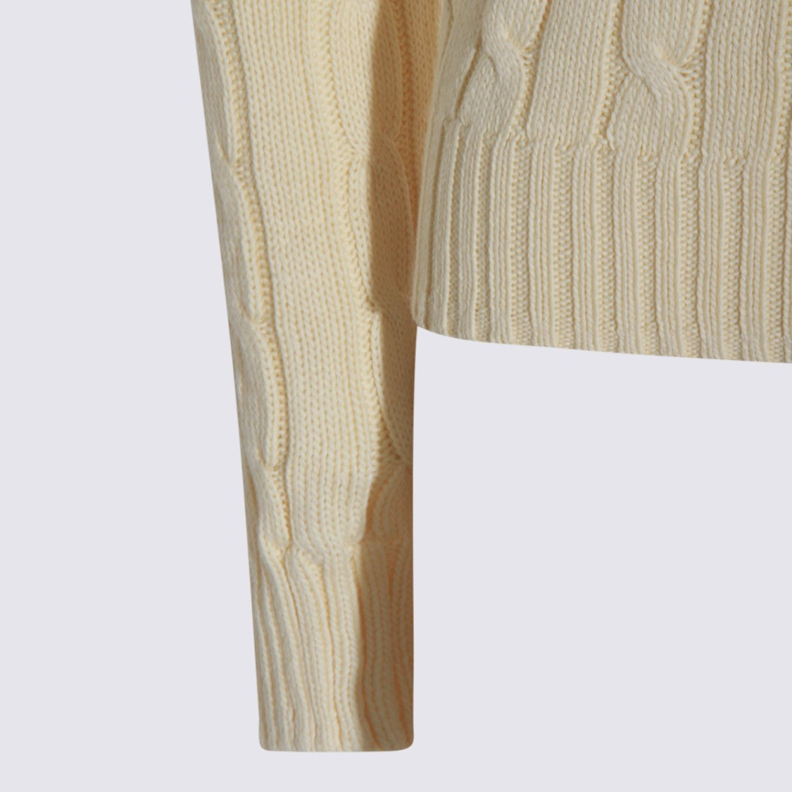 Polo Ralph Lauren Classic Cable Knit Sweater With Fitted Silhouette