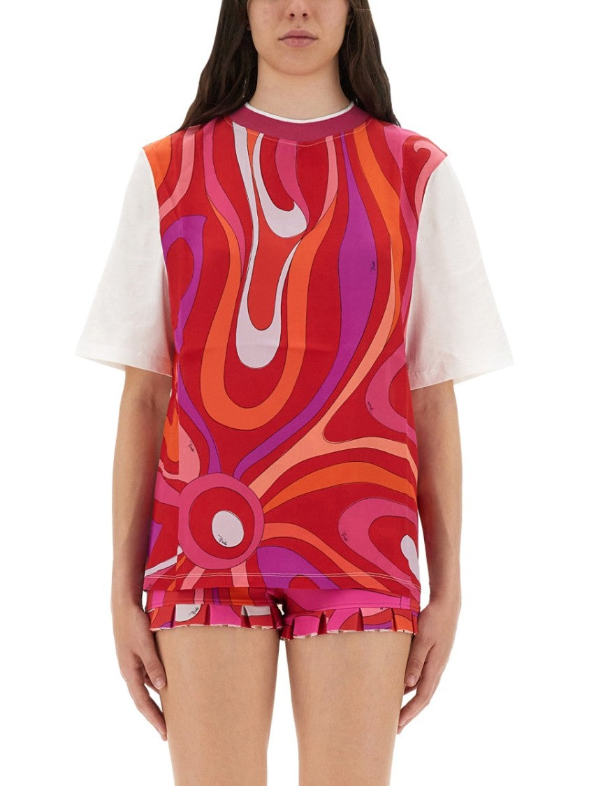Pucci "Iris" Print T-Shirt