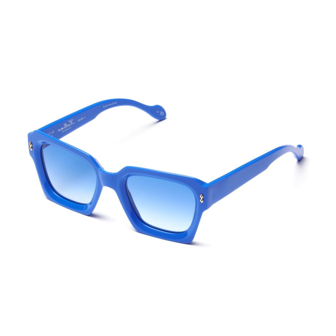 Kador Blue Kallima Glamour Oversized Square Sunglasses