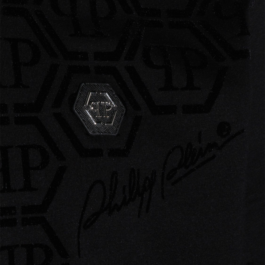 Philipp Plein Plain Black Short-Sleeve T-Shirt