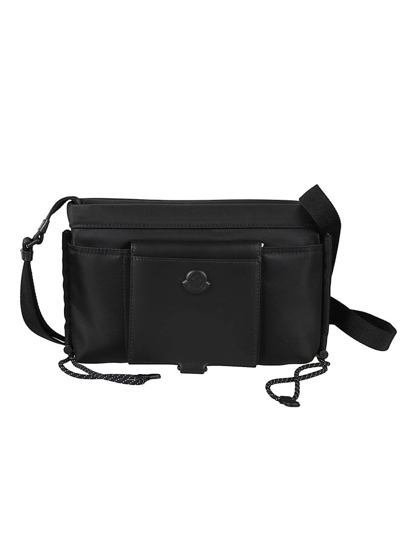 Moncler Rectangular Crossbody Bag In Smooth Polyamide