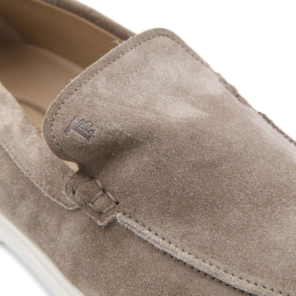 Tod's Beige Suede Loafers