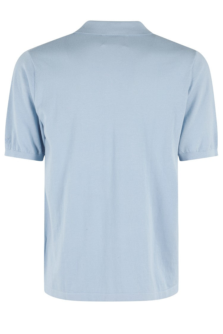 Mc2 Saint Barth V-Neck Polo Shirt With Classic Collar