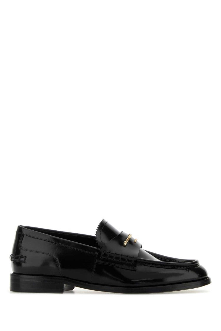 Alexander Wang Black Leather Carter Loafers