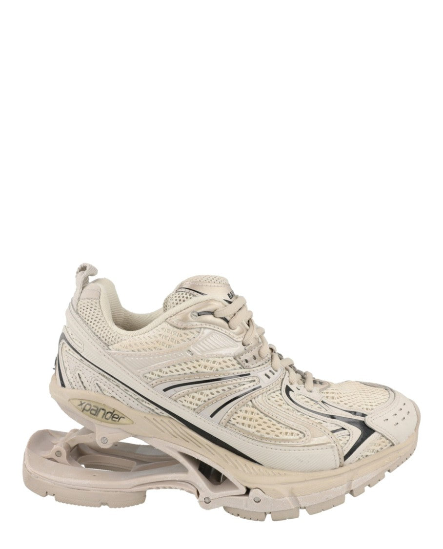 Balenciaga Distressed Low-Top Sneakers With Suspended Heel
