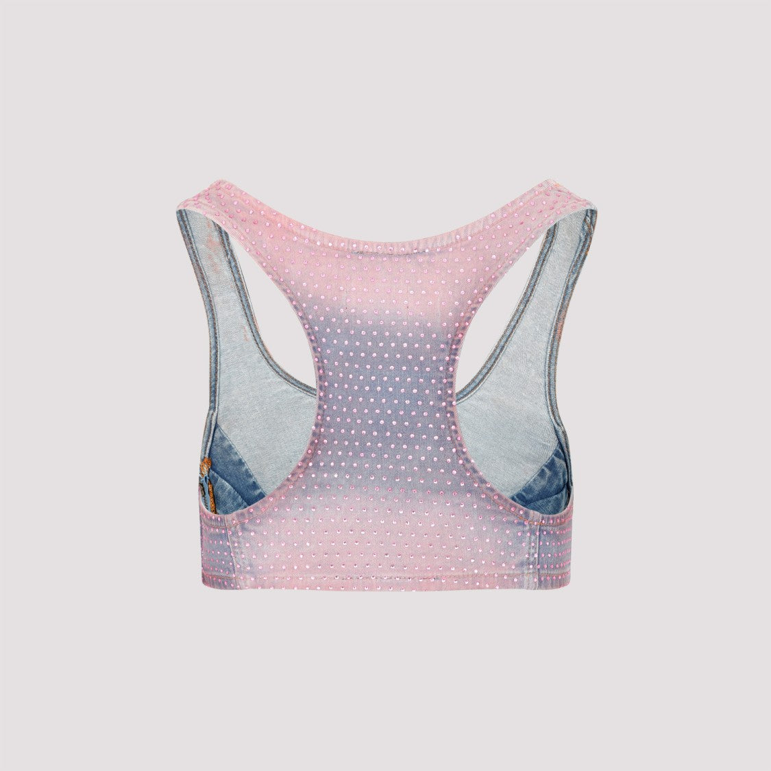 Diesel De-Toppy-Fsd Denim Cotton Top