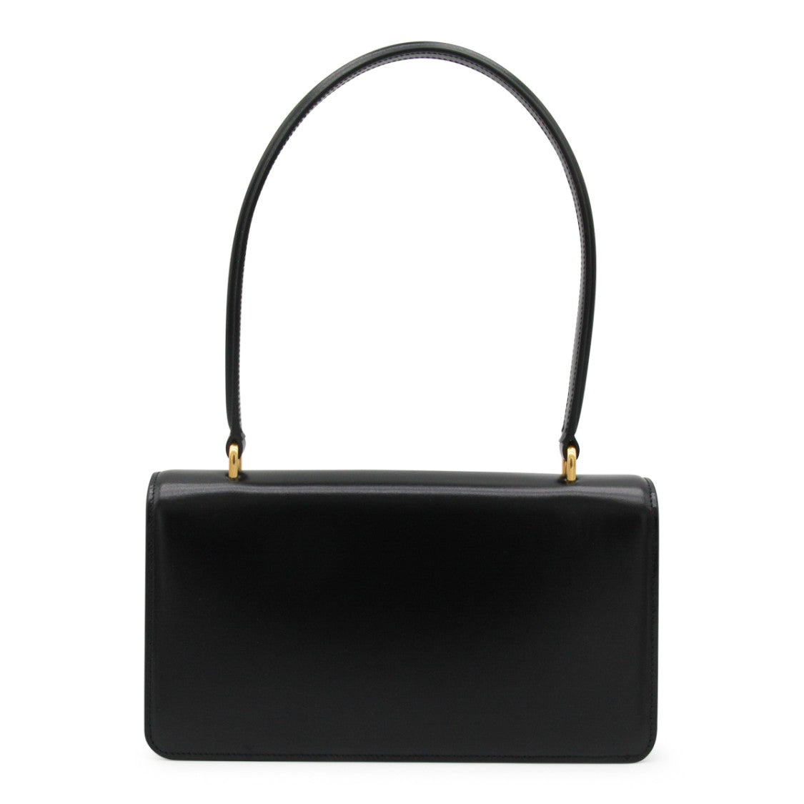 Valentino Garavani Black Leather Vain Shoulder Bag