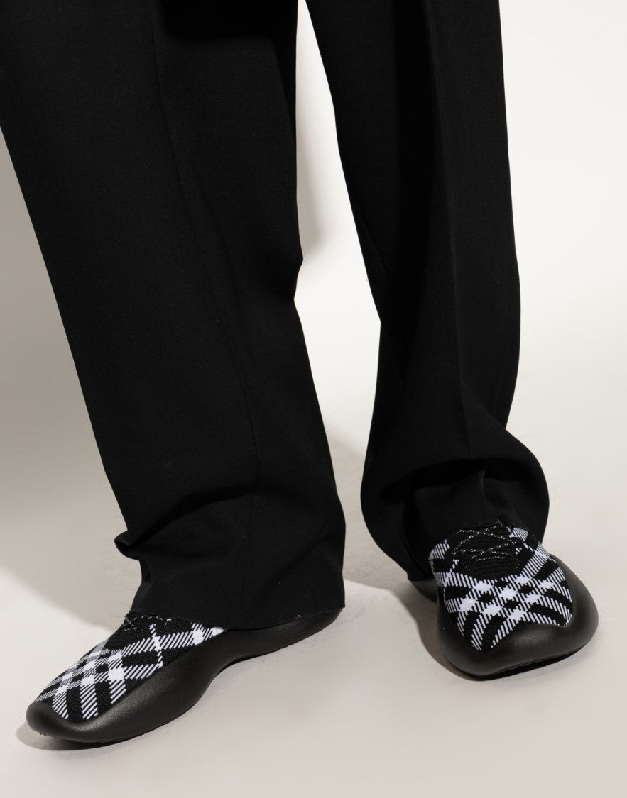 Burberry Neptune Check Logo Sneakers