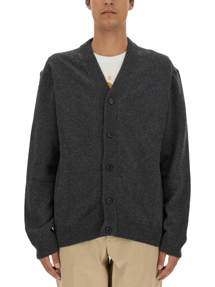 Ps Paul Smith Relaxed Fit Merino Wool Cardigan