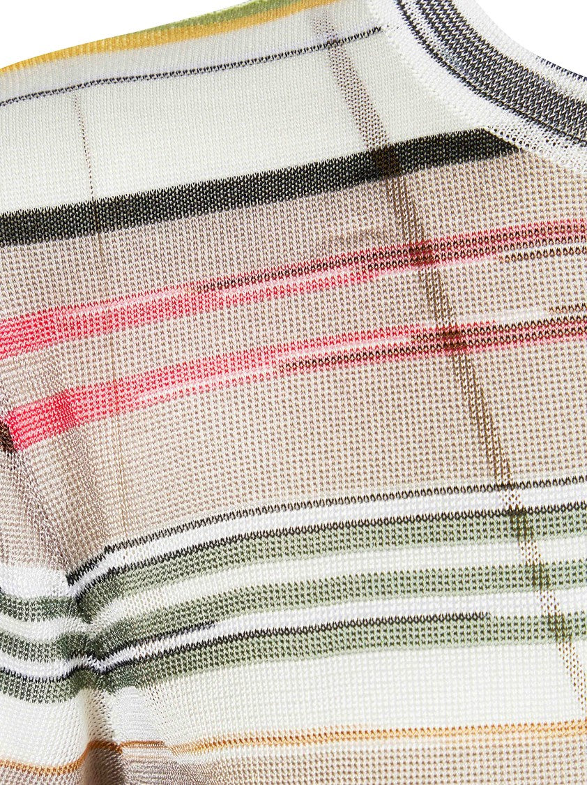 Missoni Striped Lightweight Crewneck Sweater