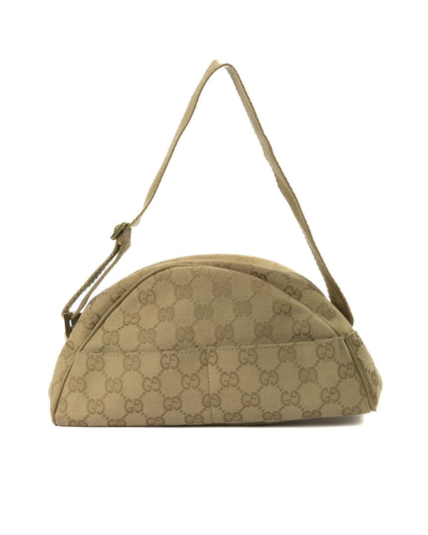 Gucci Beige Dome Task Mini Gg Supreme Canvas Shoulder Bag