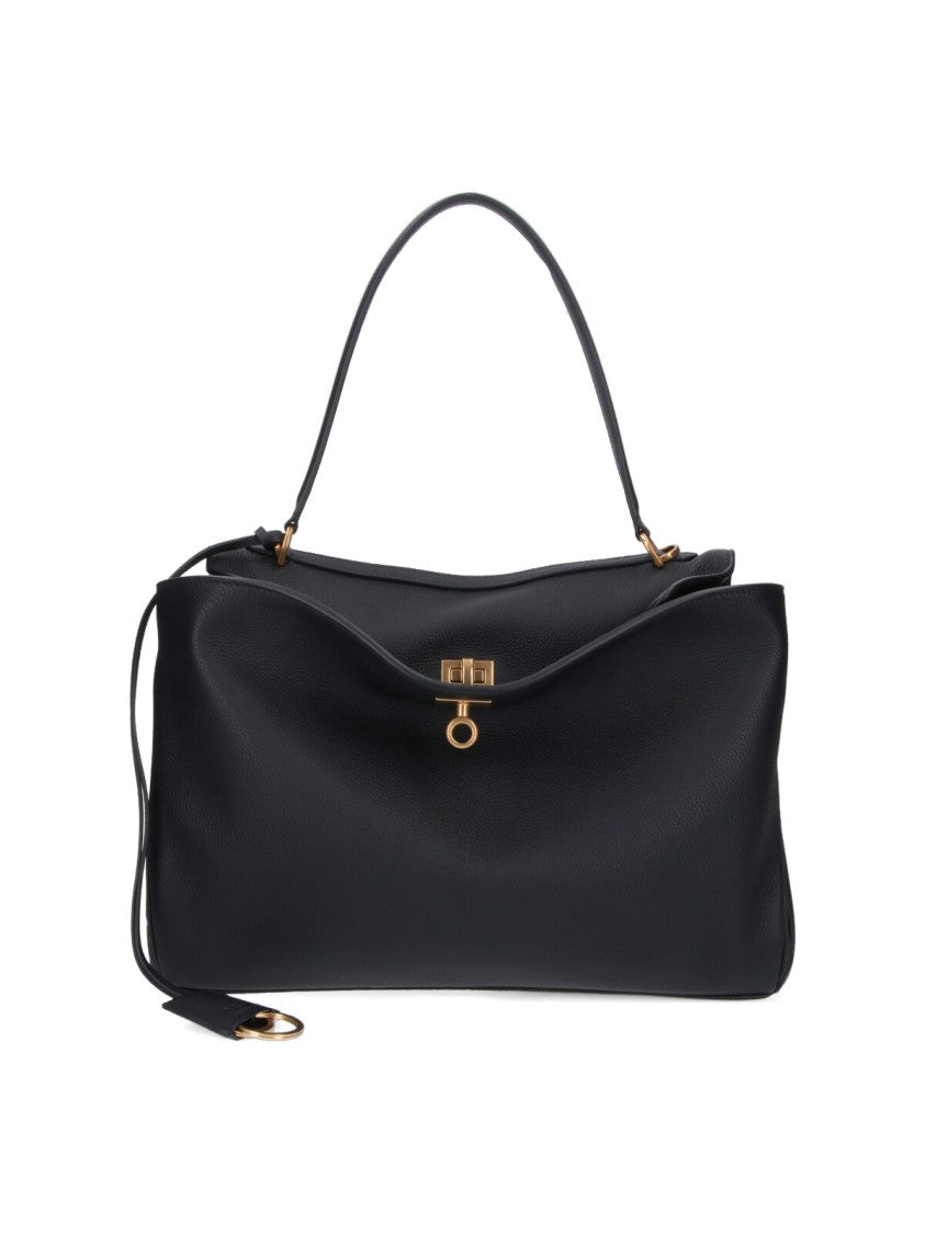 Balenciaga "Rodeo" Medium Bag – Black Calfskin