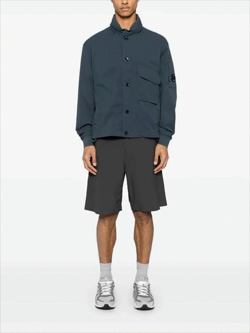 C.P. Company Boxy Cropped Jacket With High Collar