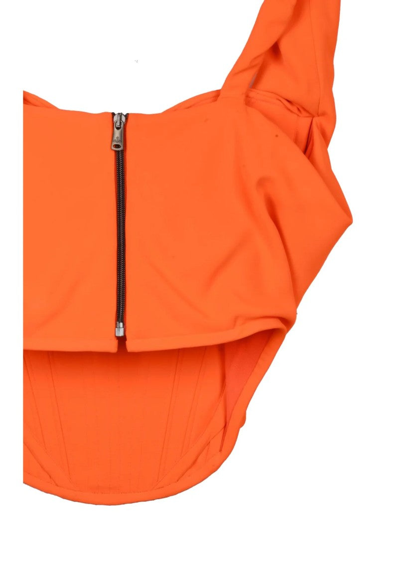 Vivienne Westwood Fluo Orange Polyester Sunday Corset