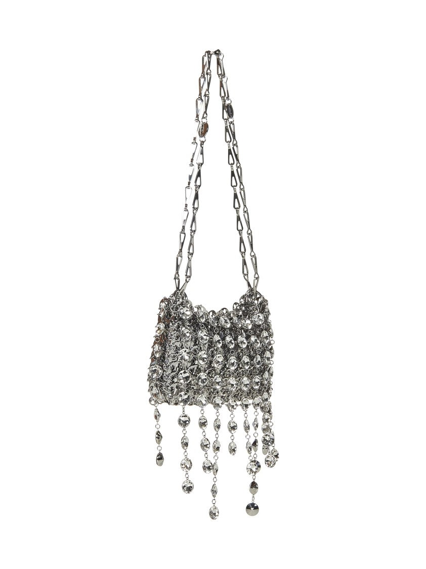 Rabanne Silver Nano Shoulder Bag