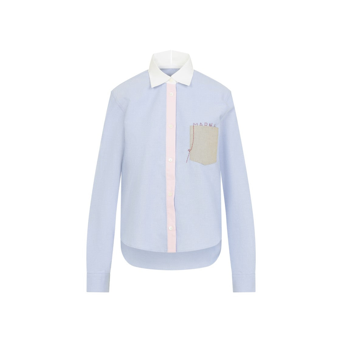 Marni Light Blue Cotton Shirt