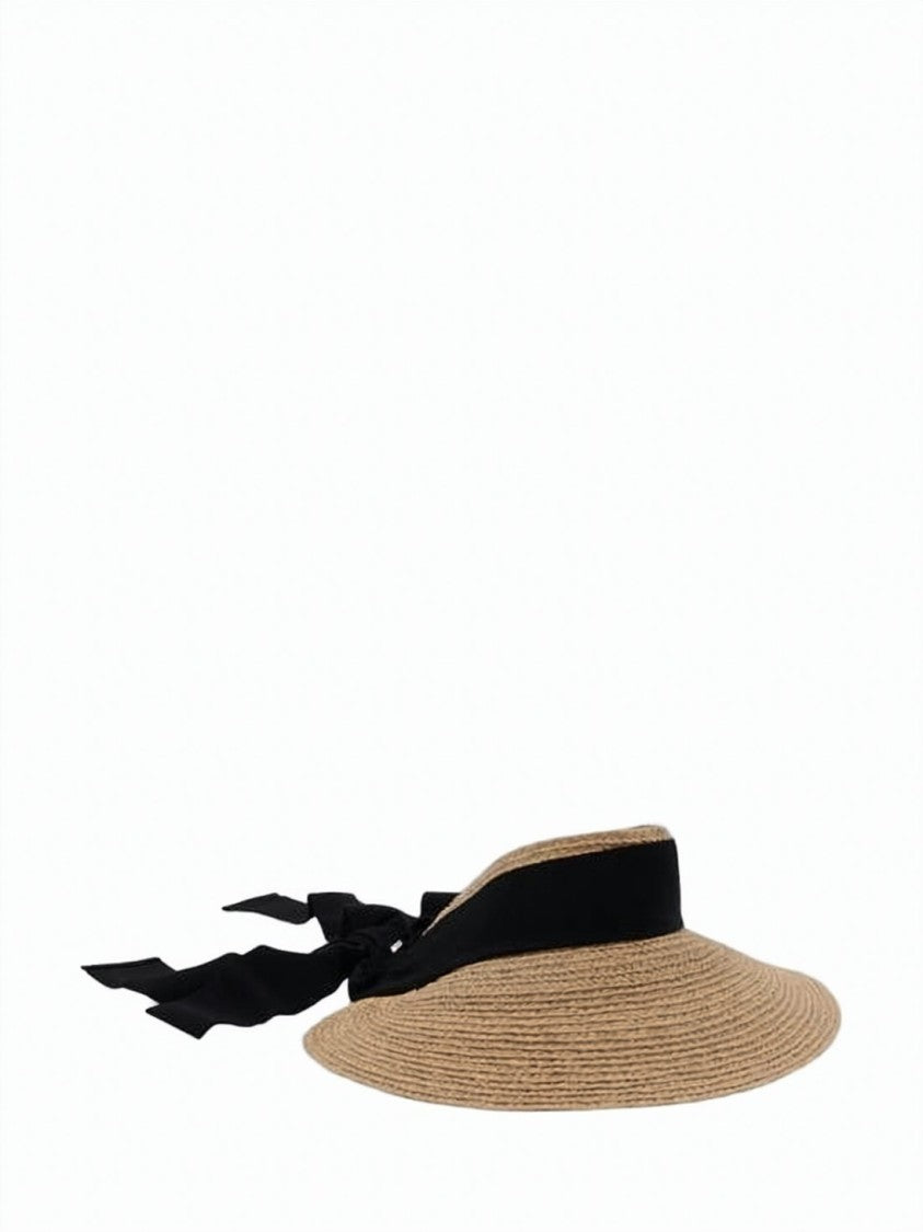 Helen Kaminski Natural Woven Raffia Bucket Hat