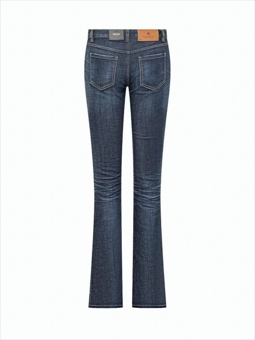 Dsquared2 Mid-Rise Flared Denim Pants