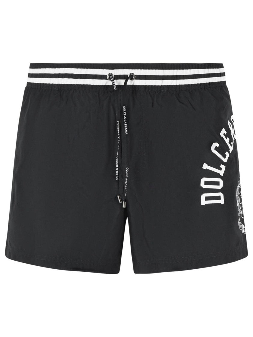 Dolce & Gabbana Black Polyester Swimsuit
