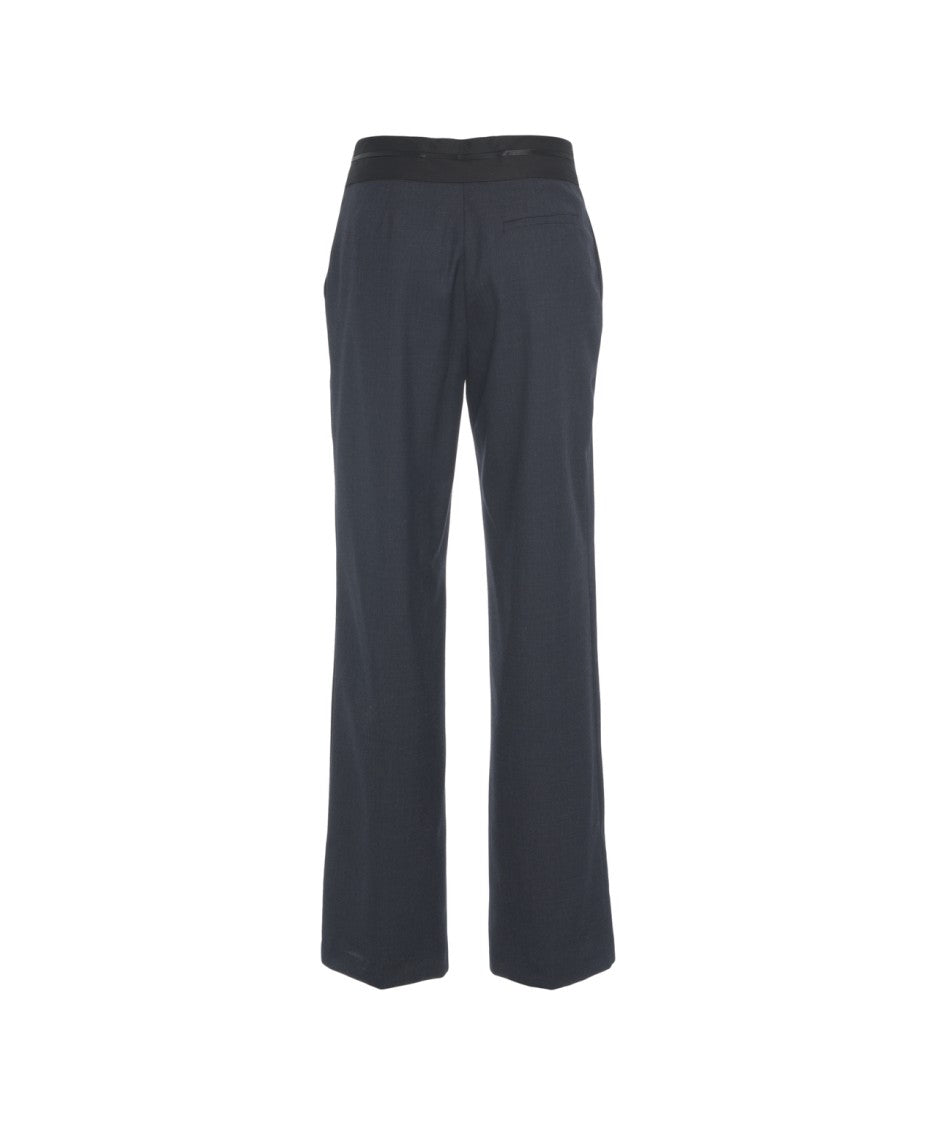 Erika Cavallini Wide-Leg Trousers With Fluid Cut And Elastic Waistband